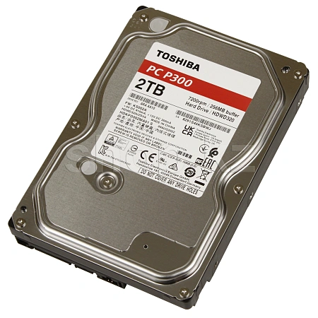 Жёсткий диск HDD 2 Tb SATA 6Gb/s Toshiba P300 HDWD320UZSVA 3.5" 7200rpm 256Mb